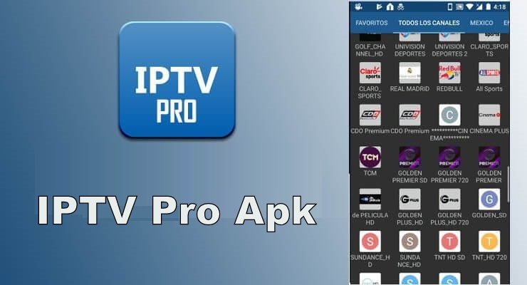 IPTV Pro Mod Apk - App Screenshot