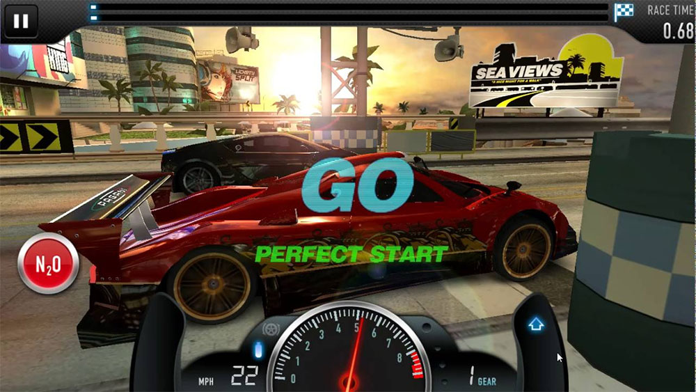CSR Racing MOD APK - Gameplay Screenshot