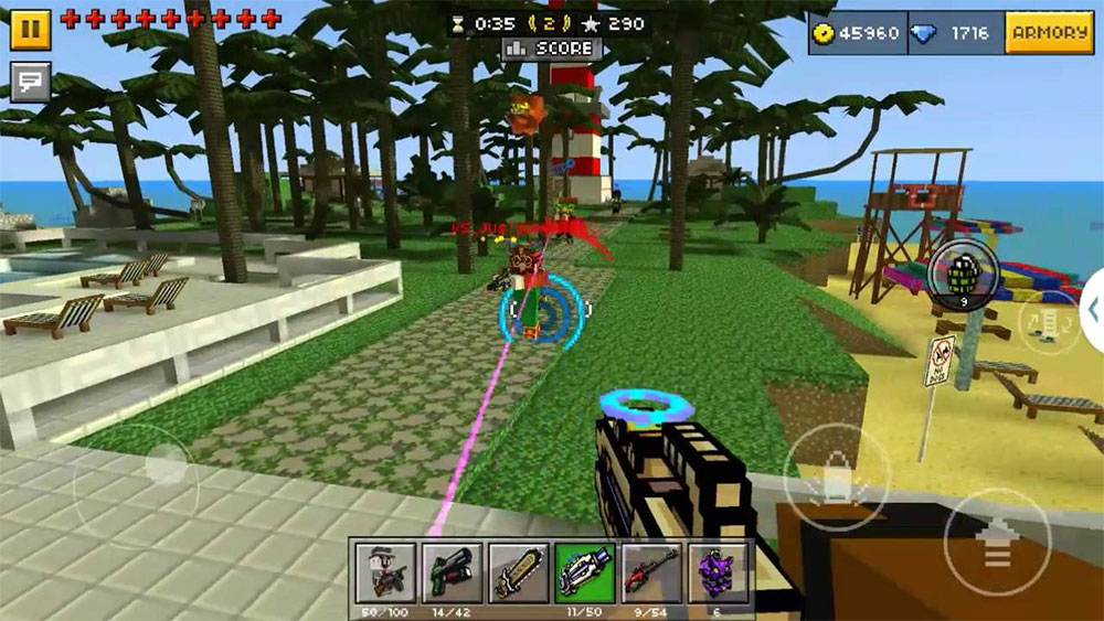 Pixel Gun 3D MOD APK - Gameplay Screenshot