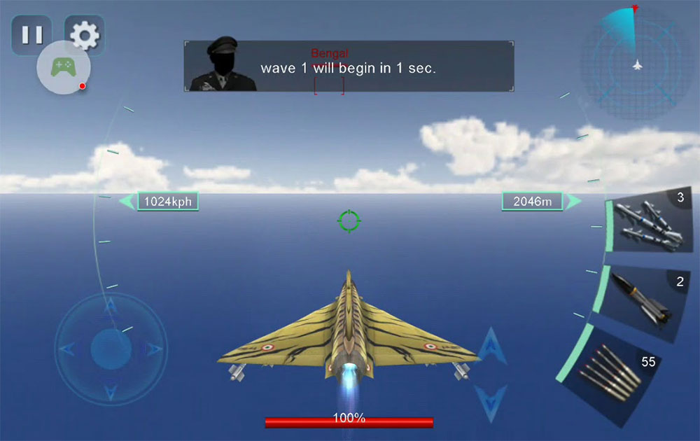 Sky Fighters 3D MOD APK - Gameplay Screenshot