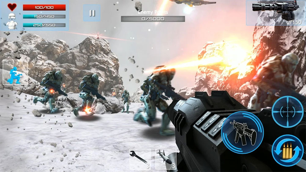 Enemy Strike 2 Mod Apk - Gameplay Screenshot