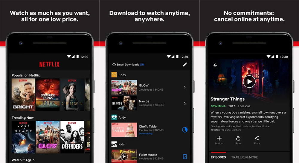 Netflix Premium Mod Apk - App Screenshot