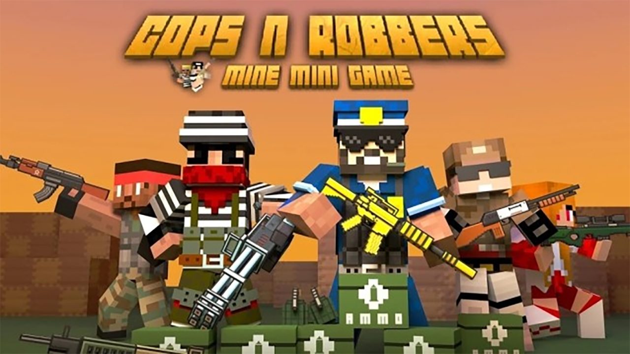 Cops N Robbers - 3D Pixel Craft Gun Shooting Games Mod Apk