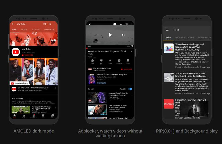YouTube Vanced MOD APK - App Screenshot