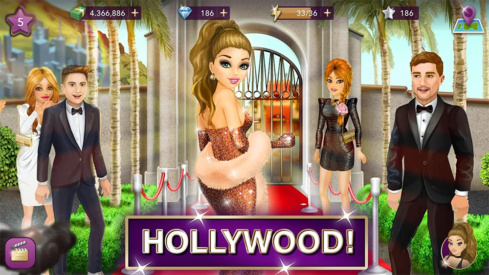 Hollywood Story Mod Apk - Gameplay Screenshot