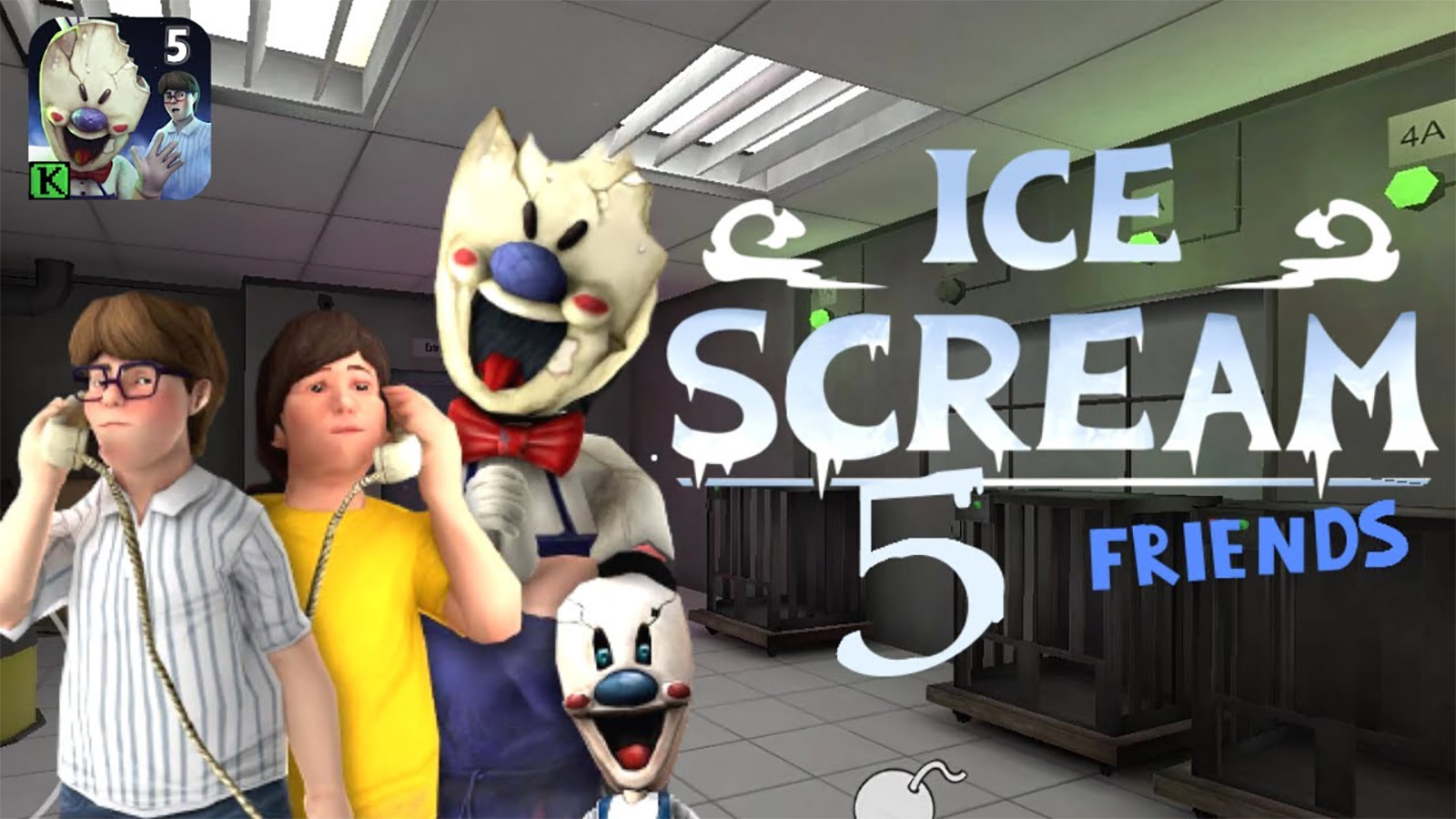 Ice Scream 5 Friends Mod Apk 1.1 (Unlimited Traps/Ammo, Dumb Enemies)