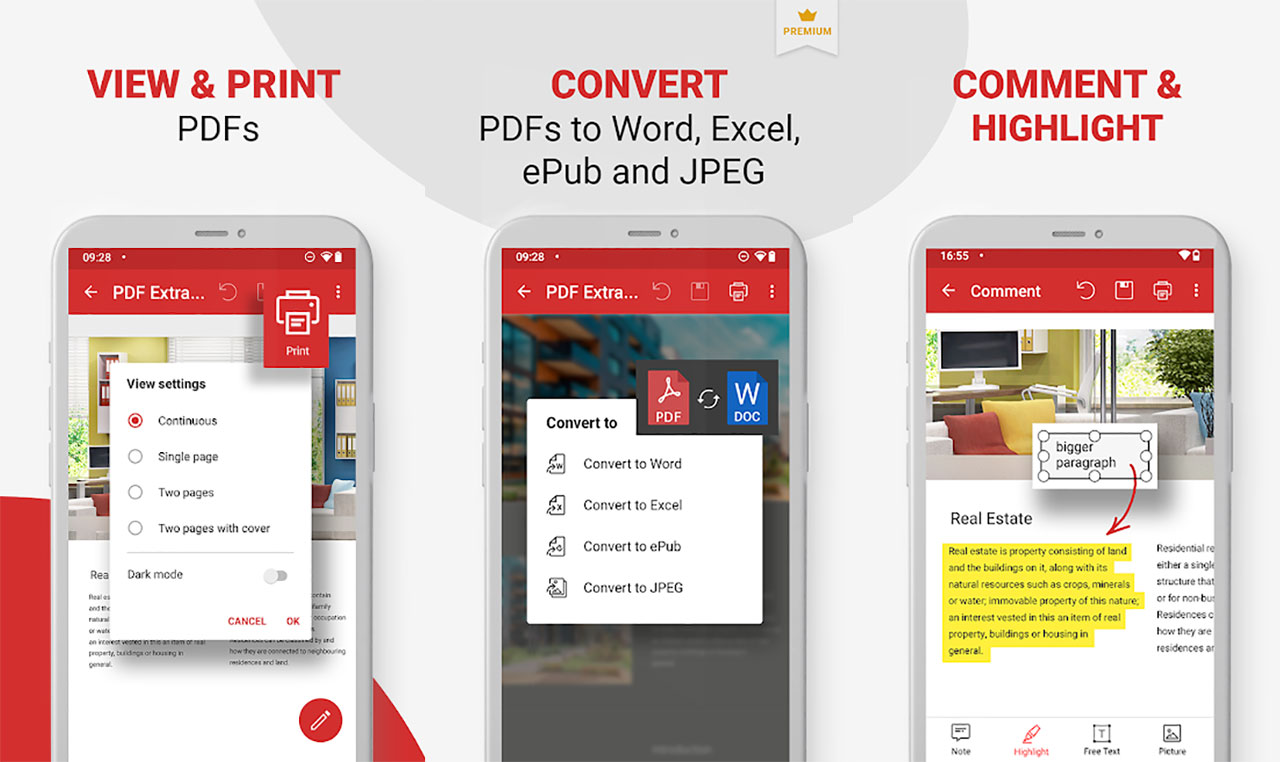 PDF Extra Premium MOD APK - App Screenshot